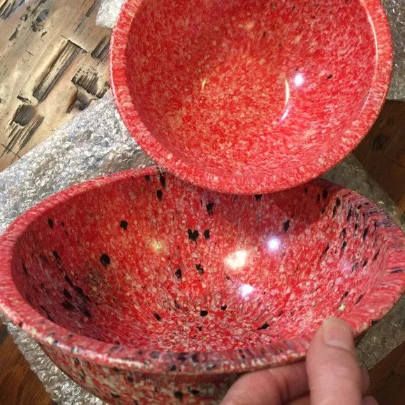 Vintage Brook park Melamine mixing bowls 2 piece set - Picture 13 of 13